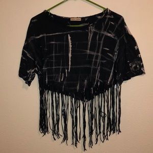 Cropped Fringe Top